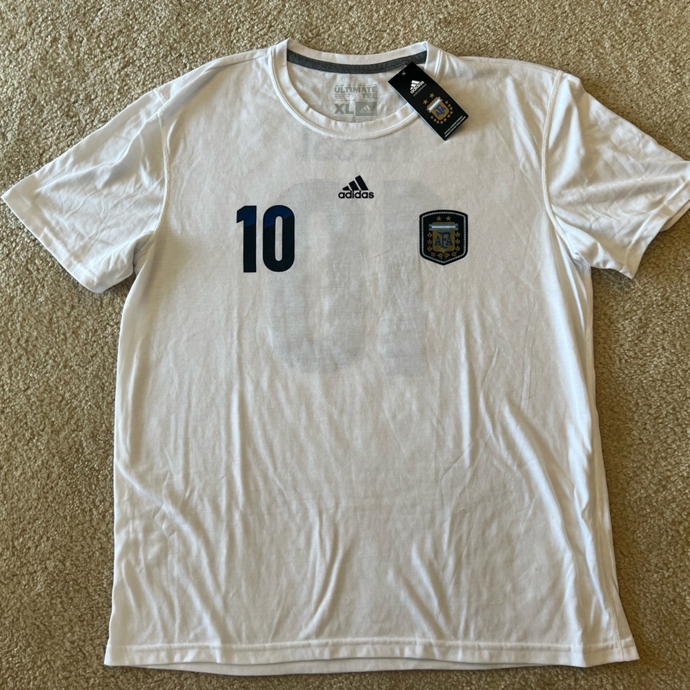 RARE adidas Climalite Argentina Messi National Team Jersey shirt kit World Cup - Picture 5 of 6